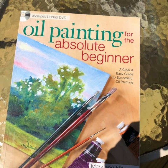 Two Pre-owned Books on Oil Painting, One With New DVD in the Back. 