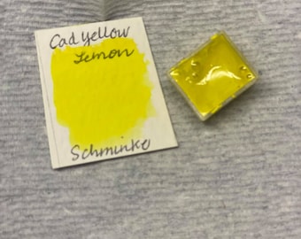 Watercolor paints, half pans, professional quality, hand poured:   Schminke, Daniel Smith, and M. Graham, choose your color.