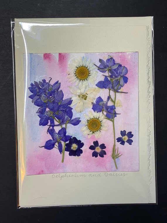 Watercolor Card With Deckled Edge 