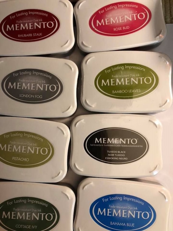 Memento Dye Ink Pads, 14 Superior Quality Dye Ink Pads, New and Sealed. 