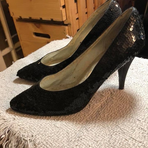 two inch black heels