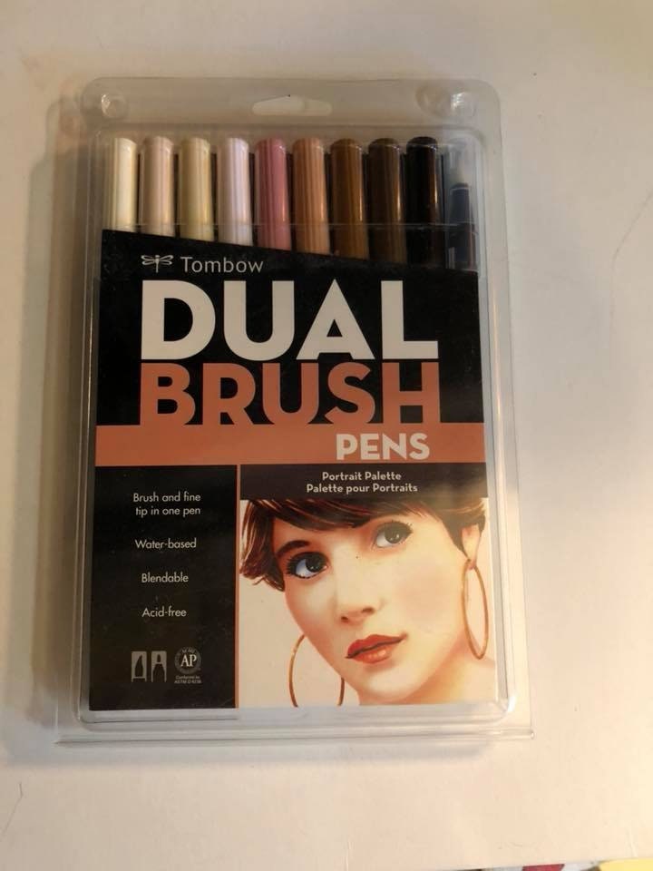Tombow Pastel Colours ABT Dual Brush Pens Bundle Pack of 6 or 12