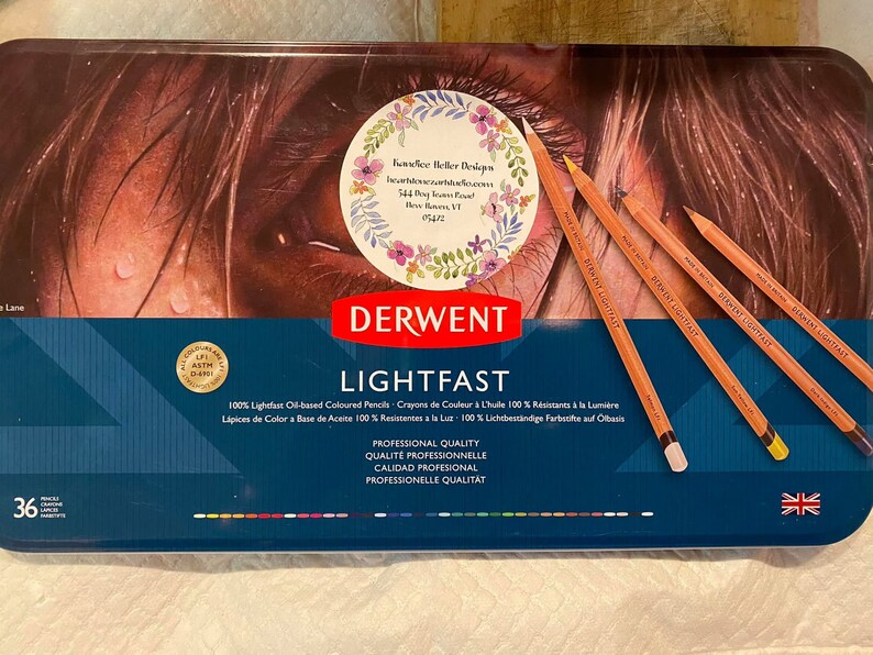 Derwent Lightfast Colored Pencils New in Tin Set of 36 Etsy