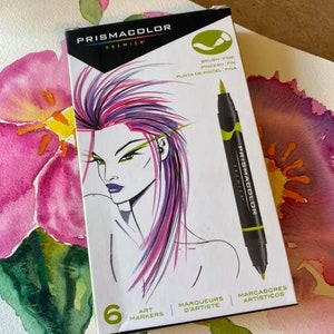 Prismacolor Brush pens set of 6, brand new in package.