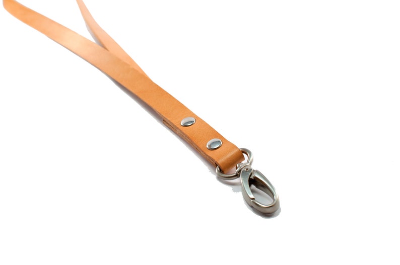 Add your name to customize this key holder! Leather Key Lanyard