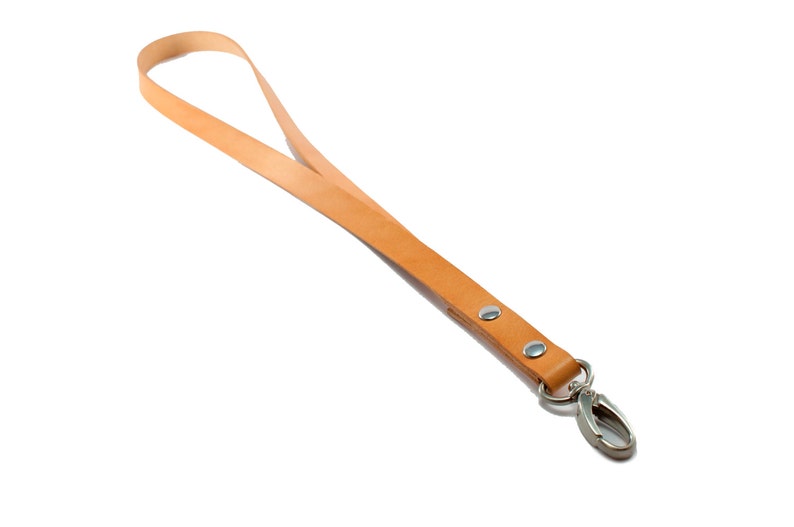 Add your name to customize this key holder! Leather Key Lanyard