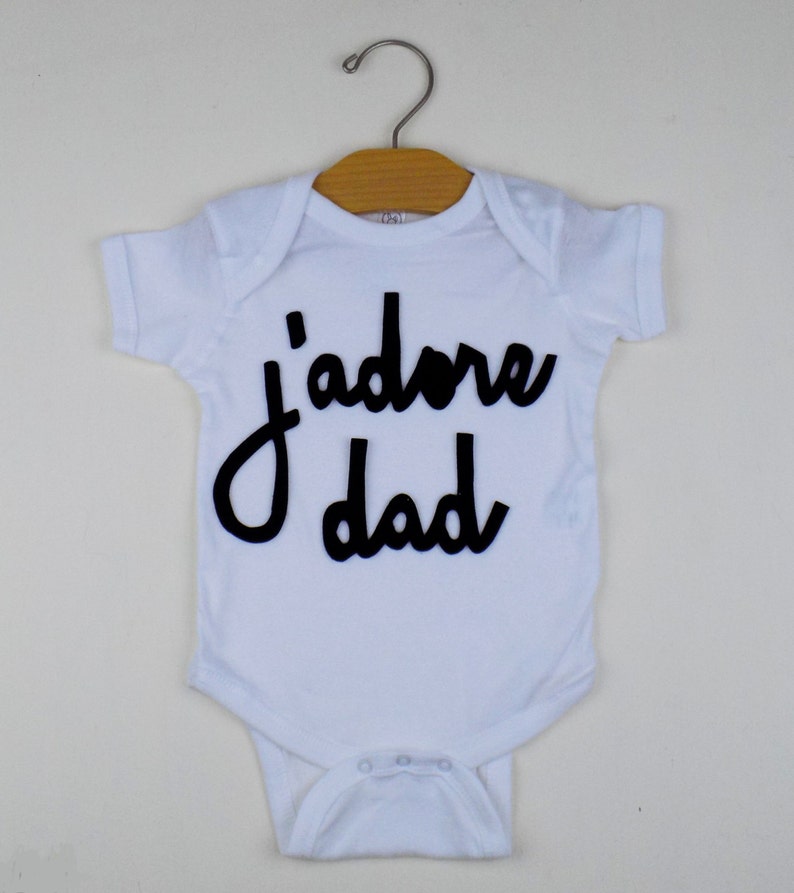 coming home outfit gift baby gift ideas i love dad birth announcement french baby clothing hipster j/'adore baby bodysuit trendy