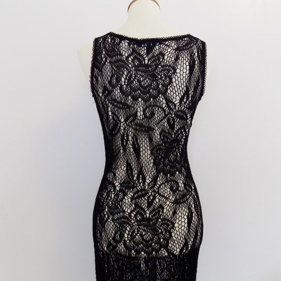 betsey johnson 90s y2k 2000s vintage sheer net dress … - Gem