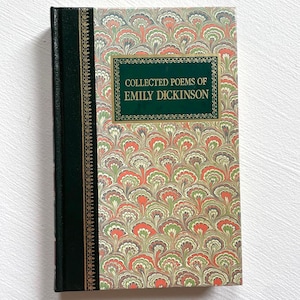 Collected Poems Of Emily Dickinson hardcover gold gilted gilded pages pages book home decor collectors gift literature classic