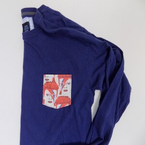 reworked rocker pocket tee ziggy stardust vintage style oversized boyfriend