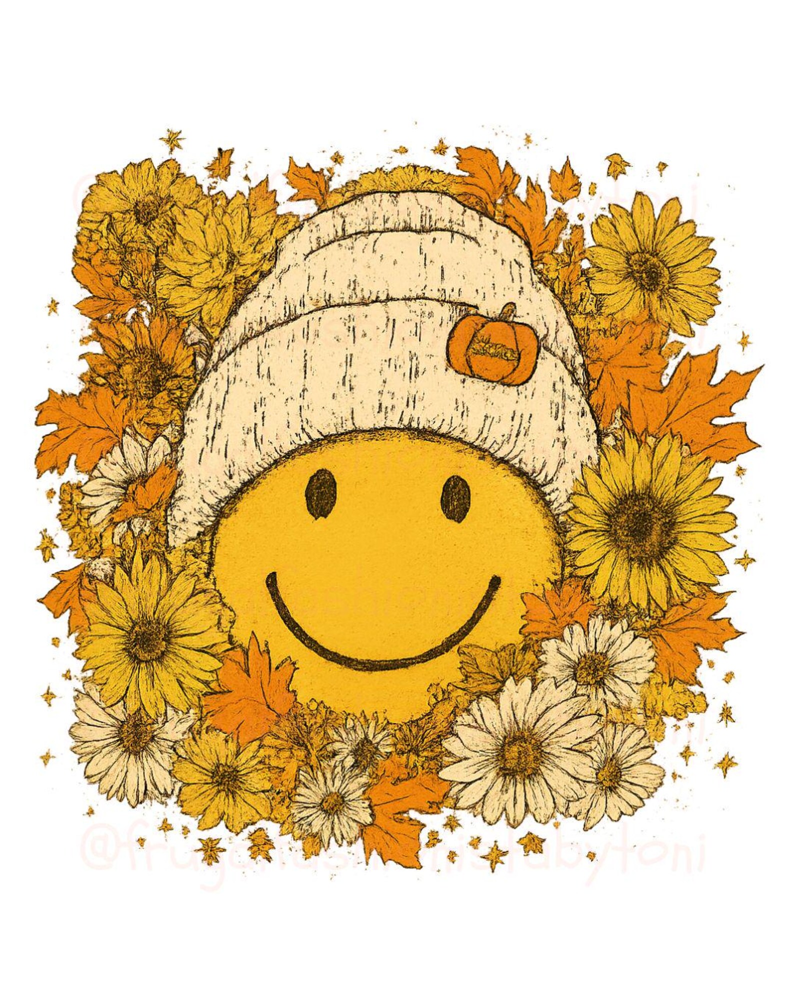 Smiley Face Ready for Fall PNG, JPG & SVG Perfect for Sublimation and ...