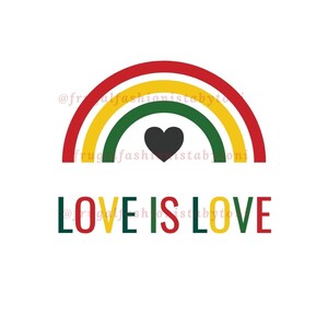 Love is Love Digital File JPG, PNG and SVG Perfect for Sublimation and More