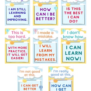 Growth Mindset Posters