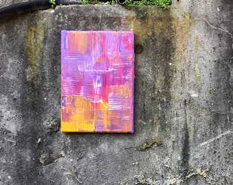 Purple abstract painting