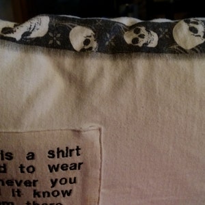 12x16 Memory Pillow made from your loved ones clothing