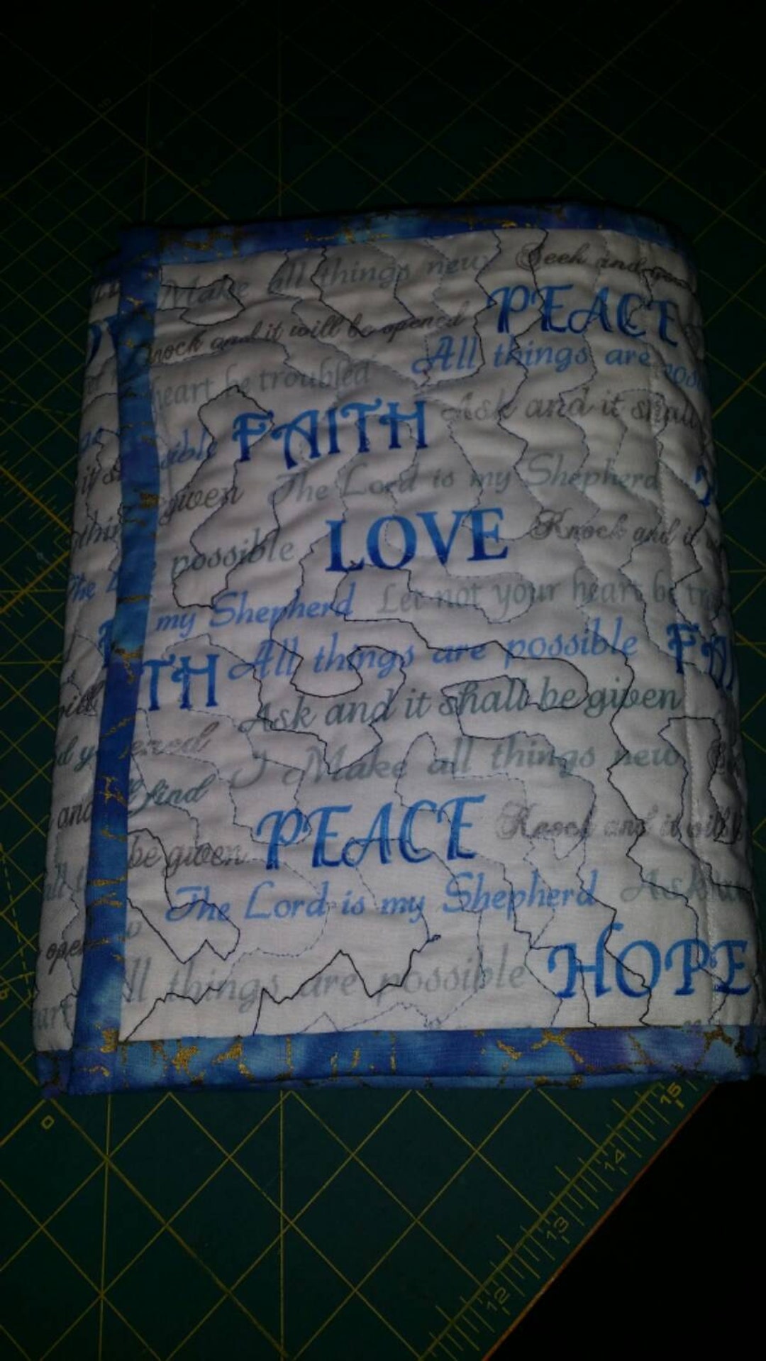 Faith Hope and Love Trifold Bible Cover - Etsy