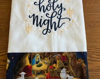 O Holy Night Kitchen Towel