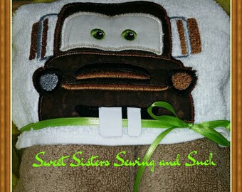 Toalla con capucha Tow Mater