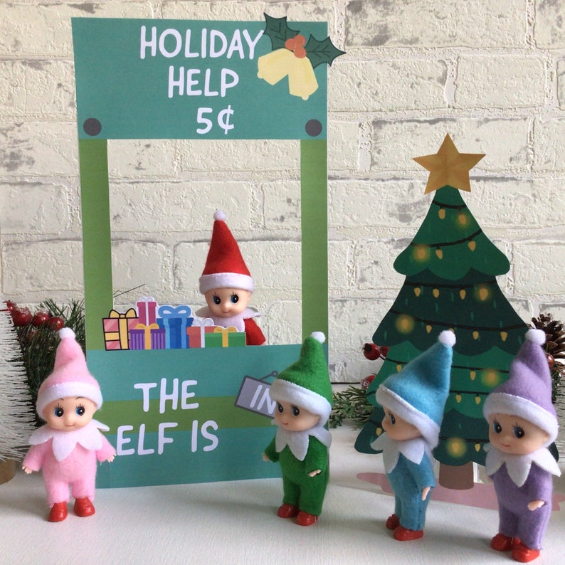 Elf Printable Holiday Help Digital Download. Elf Arrival Kit - Etsy