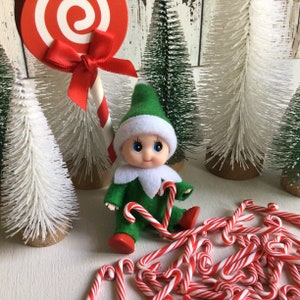 Elf Printable Free Candy Canes Stand Digital Download. Elf Kits, Elf ...