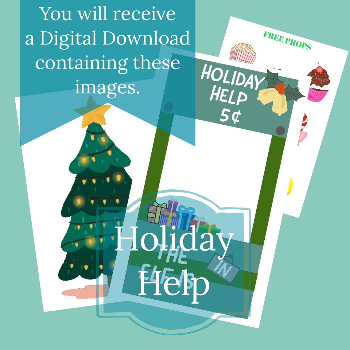 Elf Printable Holiday Help Digital Download. Elf Arrival Kit - Etsy