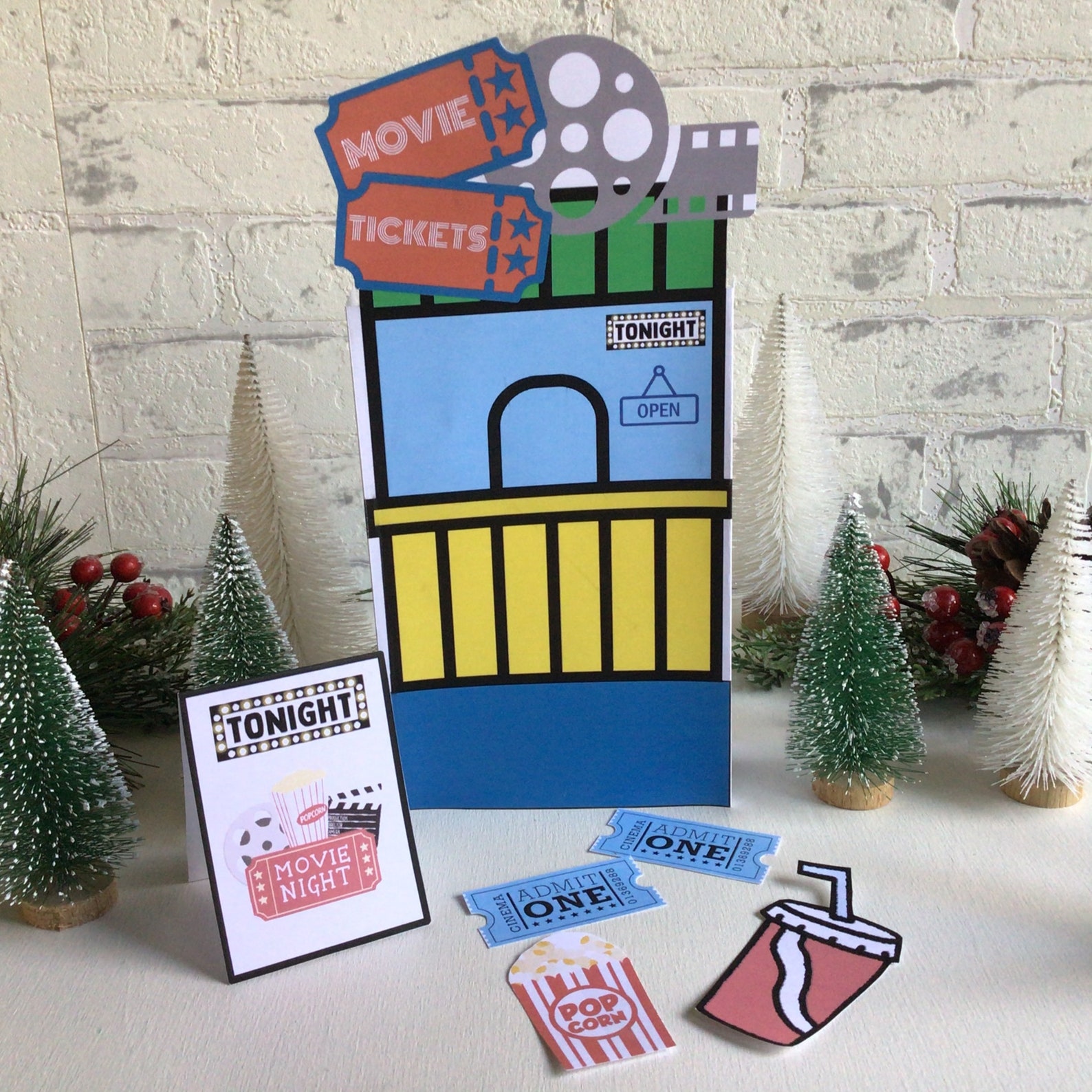 Elf Printable Movie Night Ticket Counter Digital Download. Etsy