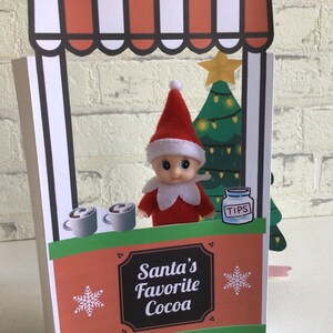 Elf Printable Hot Cocoa Stand Digital Download. Elf Kits - Etsy