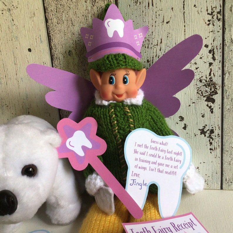 Elf Printable Tooth Fairy Receipt for GIRLS Digital - Etsy