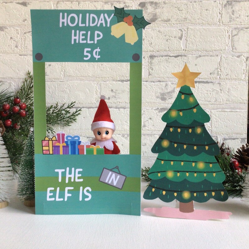 Elf Printable Holiday Help Digital Download. Elf Arrival Kit - Etsy