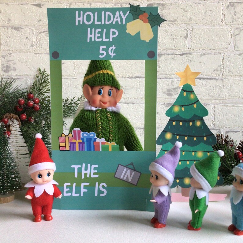 Elf Printable Holiday Help Digital Download. Elf Arrival Kit - Etsy