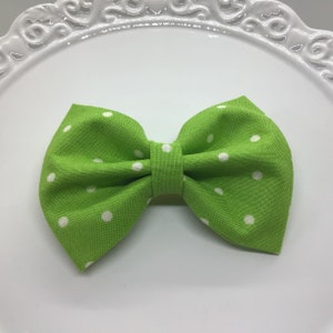 st paddys day dog bow tie