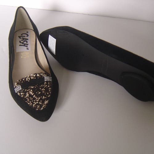 Black Leather hotsell Pumps