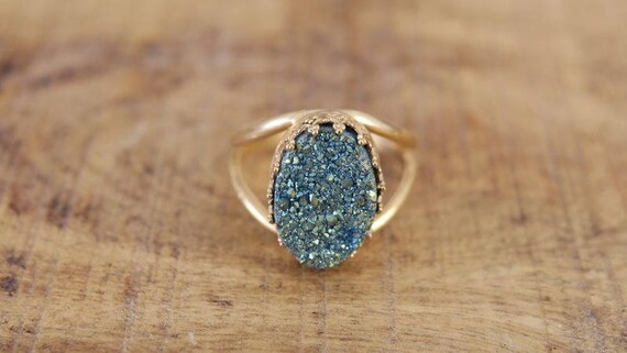 Gold Stone Ring Unique Rings Classic Jewelry Fashion Jewelry Big Stone Ring SALE Unique Gifts Gold Ring Stone Ring Beautiful Jewelry