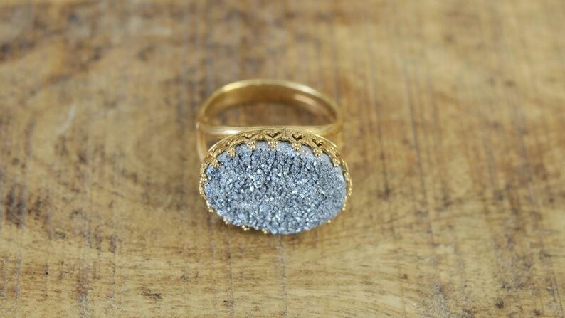 Gold Stone Ring Unique Rings Classic Jewelry Fashion Jewelry Big Stone Ring SALE Unique Gifts Gold Ring Stone Ring Beautiful Jewelry