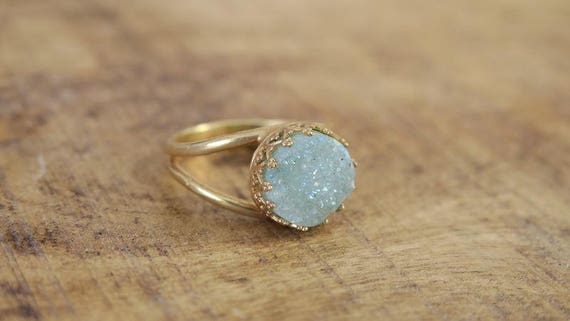 light green ring stone