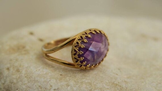 Gold Stone Ring Unique Rings Classic Jewelry Fashion Jewelry Big Stone Ring SALE Unique Gifts Gold Ring Stone Ring Beautiful Jewelry