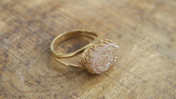 Gold Stone Ring Unique Rings Classic Jewelry Fashion Jewelry Big Stone Ring SALE Unique Gifts Gold Ring Stone Ring Beautiful Jewelry