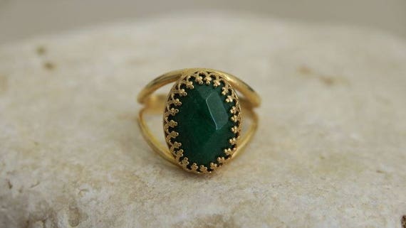 Gold Stone Ring Unique Rings Classic Jewelry Fashion Jewelry Big Stone Ring SALE Unique Gifts Gold Ring Stone Ring Beautiful Jewelry