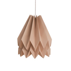 NOVITÀ! Paralume origami, lampada da soggiorno / Castagna calda semplice