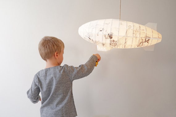 Lampadario Sospensione Cameretta Bambini Giallo - La Luce del Futuro