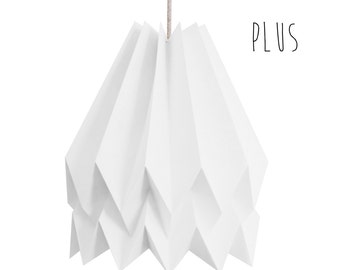 Lighting Pendant, Origami Lamp, Hanging Lamp for living room | PLUS Plain Polar White | Origami Lamp