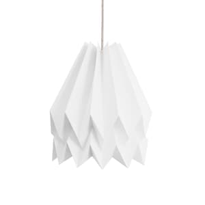 Lampada di carta / Paralume da soffitto / Bianco polare semplice