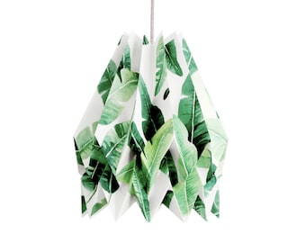 Origami Lamp, Paper Lamp Shade | TROPICAL | Special Edition