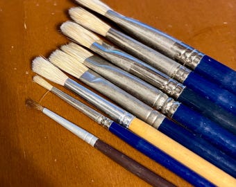 ART supplies OIL paints and brushes new and lightly used