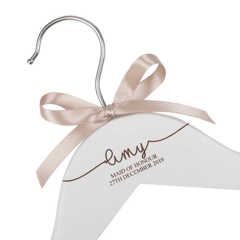 Personalised Engraved Dress Coat Hangers for Wedding Party Etsy UK