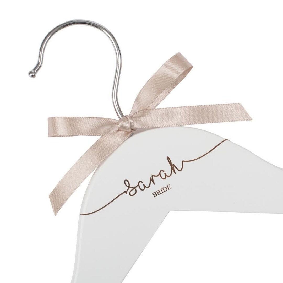 Personalised Engraved Dress Coat Hangers for Wedding Party Etsy UK