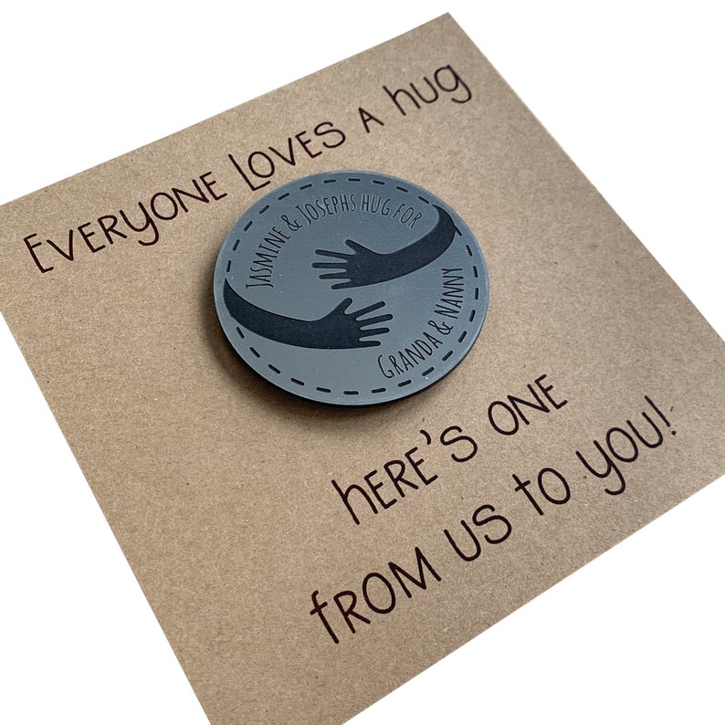 Send a Hug Pocket Hug a Hug From Me to You Hug Card Hug Etsy UK