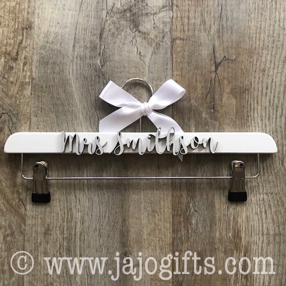 bride clothes hanger