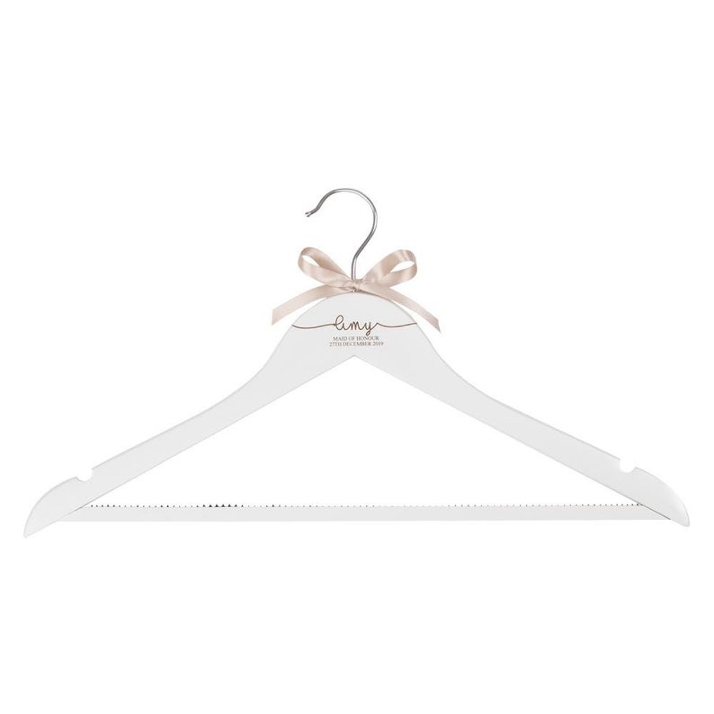 Personalised Engraved Dress Coat Hangers for Wedding Party Etsy UK