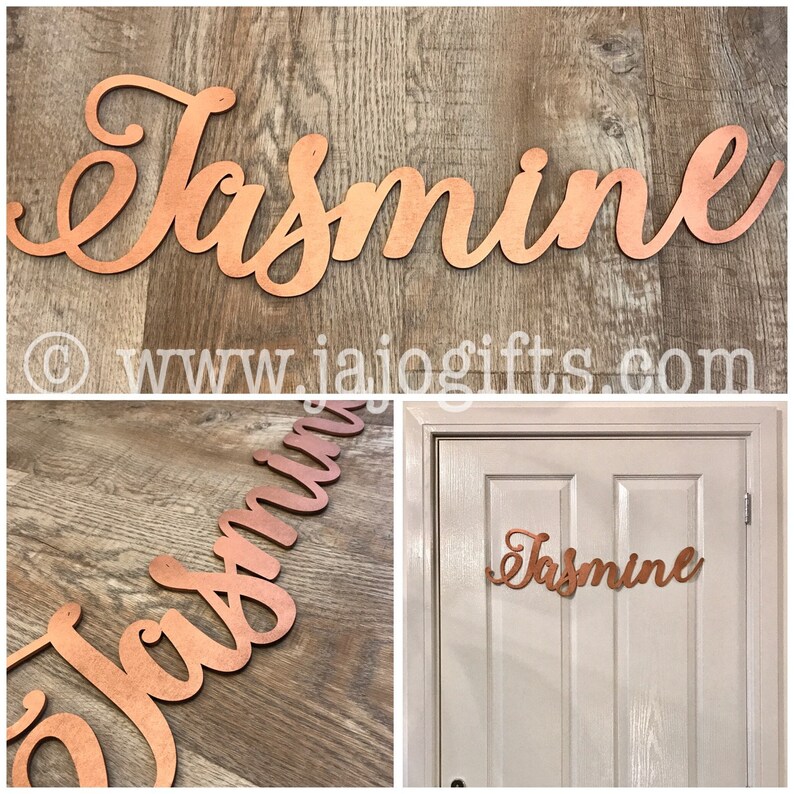 Large Personalised Laser Cut Door Name Plaque Perfect Wall Art Etsy UK